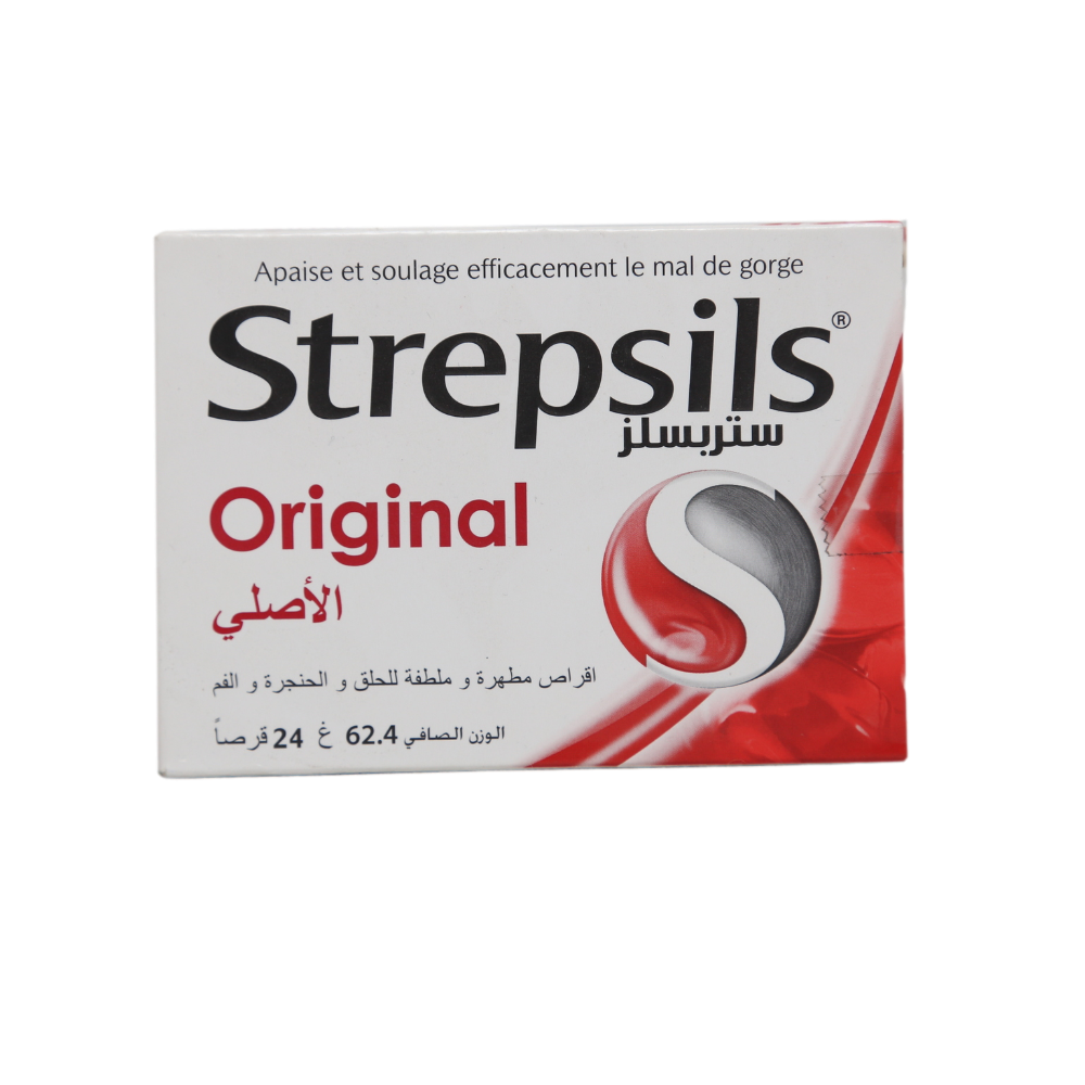 STREPSILS TABLETS ORIGINAL 24PC 62.4 GM