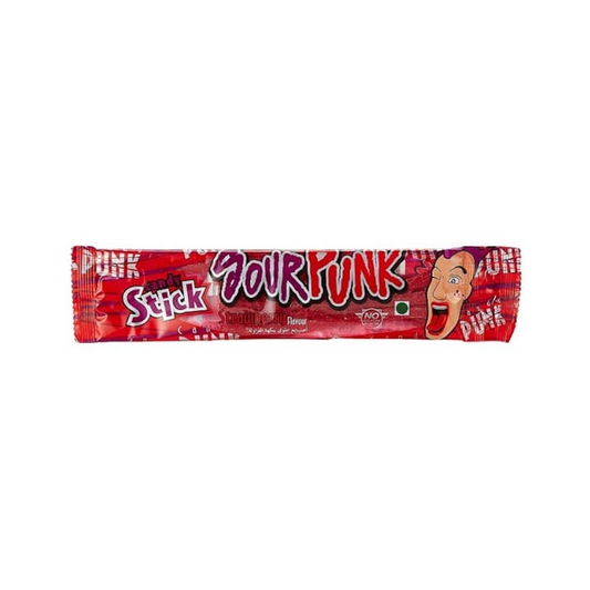 SOUR PUNK CANDY STICK STRAWBERRY FLAVOUR 50 GM