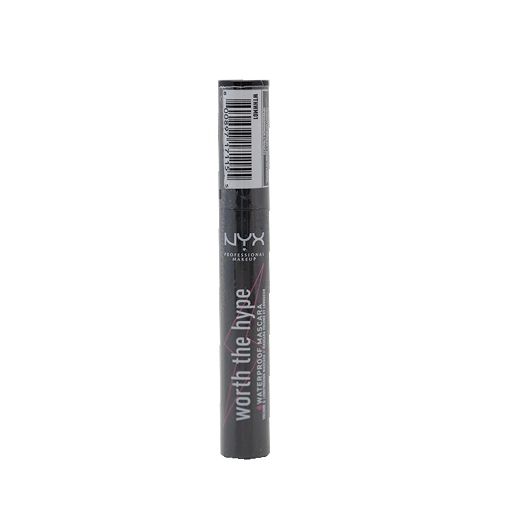 NYX WORTH THE HYPE WATERPROOF MASCARA WTHWM 01 BLACK