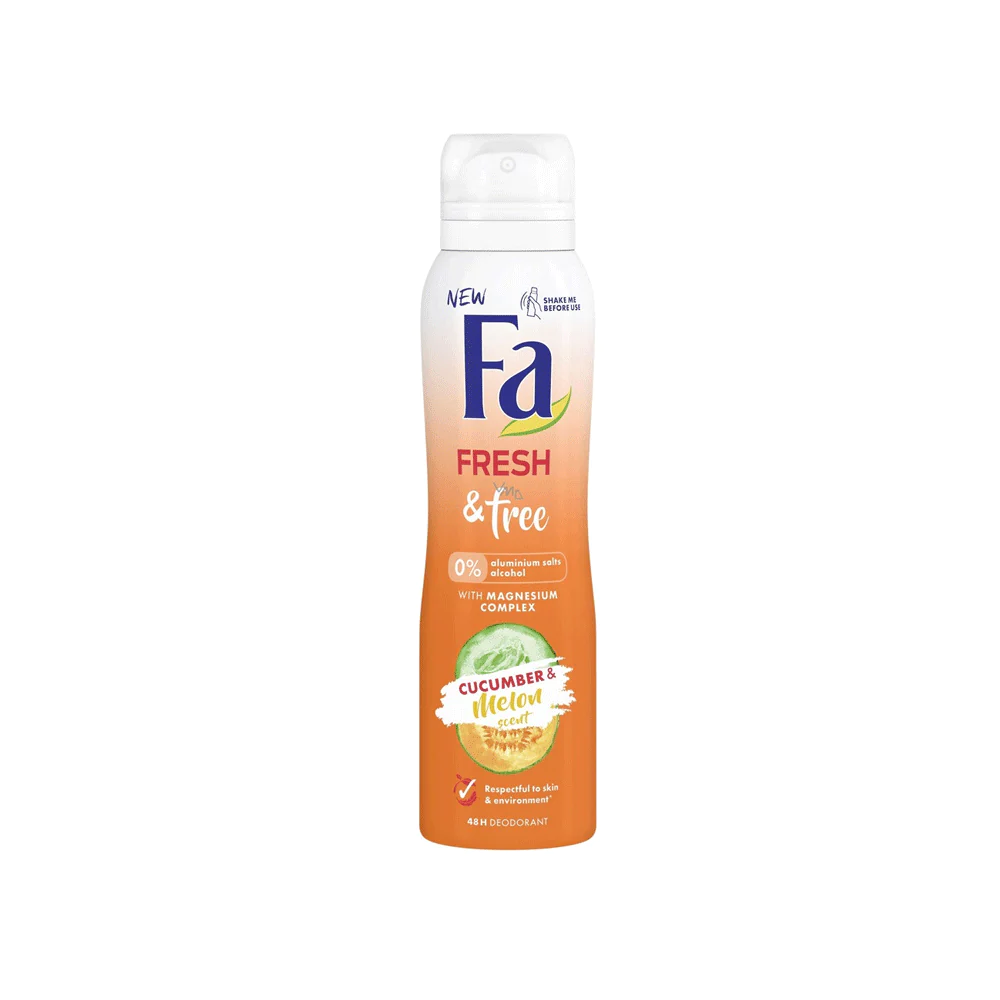 FA DEODORANT FRESHLY FREE CUCUMBER & MELON 200 ML