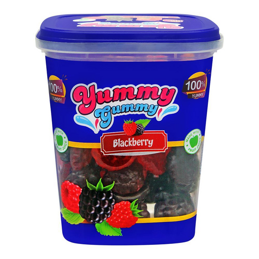 YUMMY GUMMY JELLY BLACKBERRY JAR 175 GM