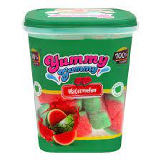 YUMMY GUMMY JELLY WATERMELON JAR 175 GM