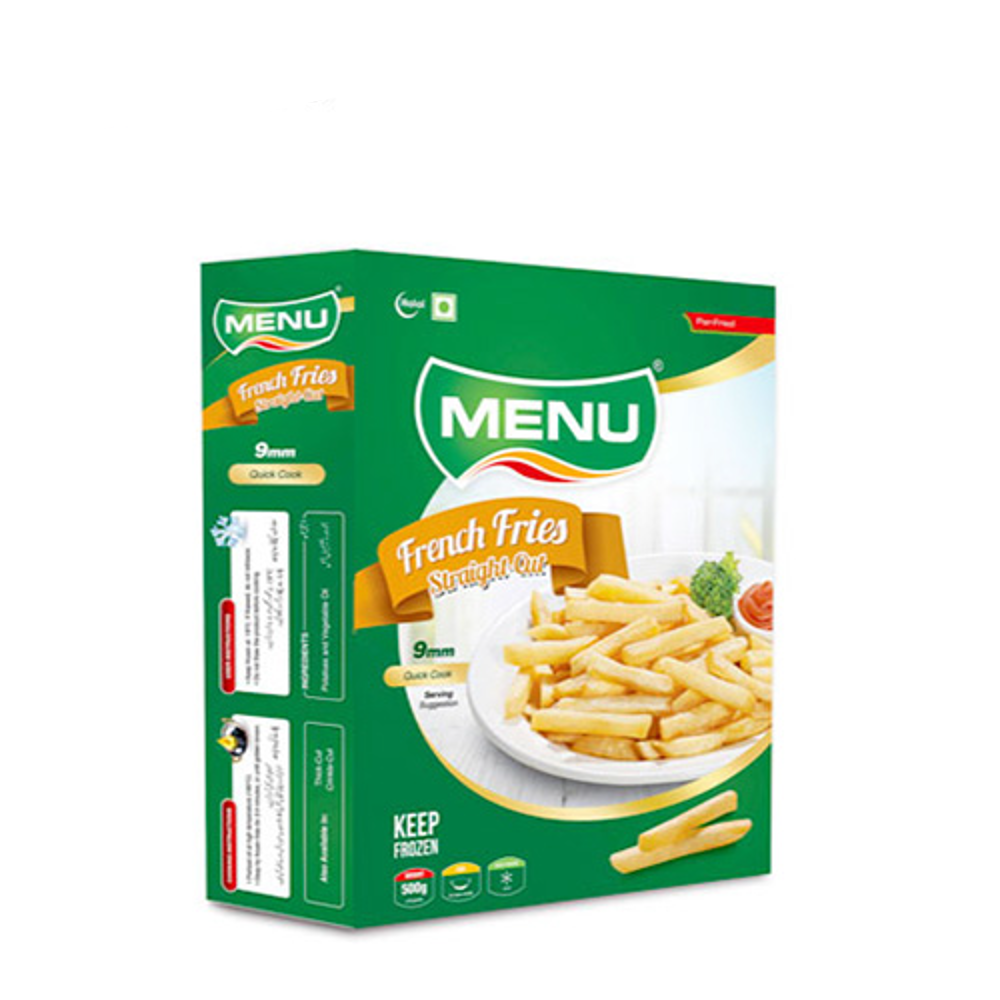 MENU FRENCH FRIES STRAIGHT 9MM 500GM