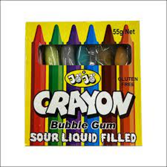 JOJO CRAYON BUBBLE GUM 55GM