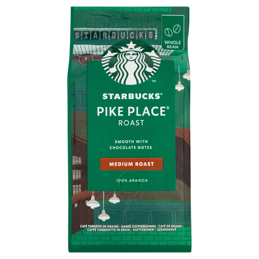 STARBUCKS COFFEE BEAN PIKE PLACE MEDIUM ROAST 200 GM