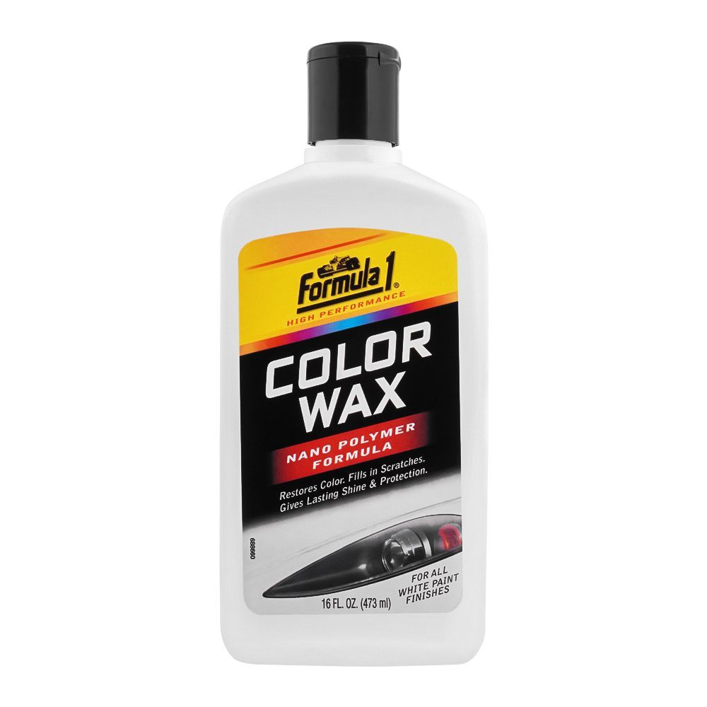 FORMULA 1 COLOR WAX FOR ALL WHITE PAINT FINISHES 473 ML