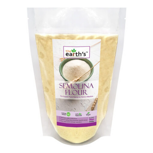 THE EARTHS SEMOLINA FLOUR 300 GM