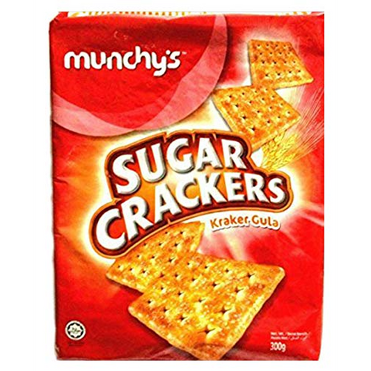 MUNCHYS CRACKERS BISCUIT SUGAR 300 GM