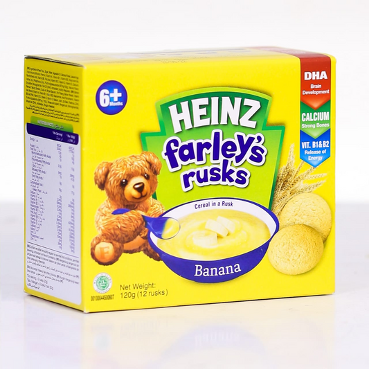 HEINZ FARLEYS RUSK BANANA 12PC 120 GM