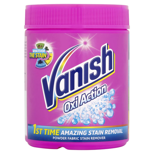 VANISH WASHING POWDER OXI ACTION STAIN REMOVER PINK 470 GM