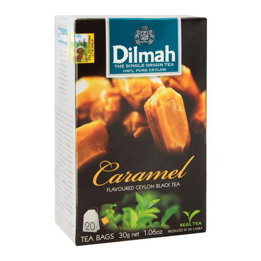 DILMAH CARAMEL CEYLON BLACK TEA BAG 20S 30GM