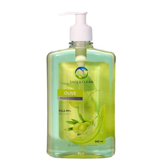 SAFE & CLEAN LIQUID HAND WASH OLIVE MOISTURIZING 500 ML