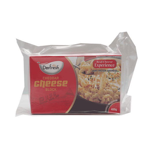 DAY FRESH CHEDDAR CHEESE BLOCK 400GM