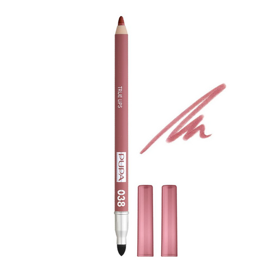 PUPA TRUE LIPS BLENDABLE LIP LINER PENCIL TEA ROSE.