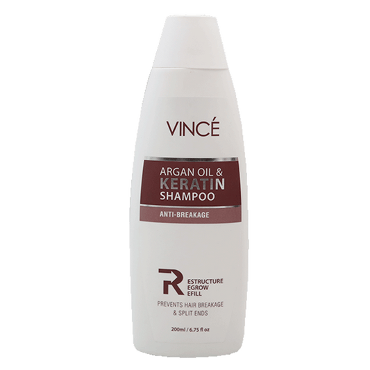 VINCE ARGAN OIL & KERATIN SHAMPOO ANTI-BREAKAGE 200ML