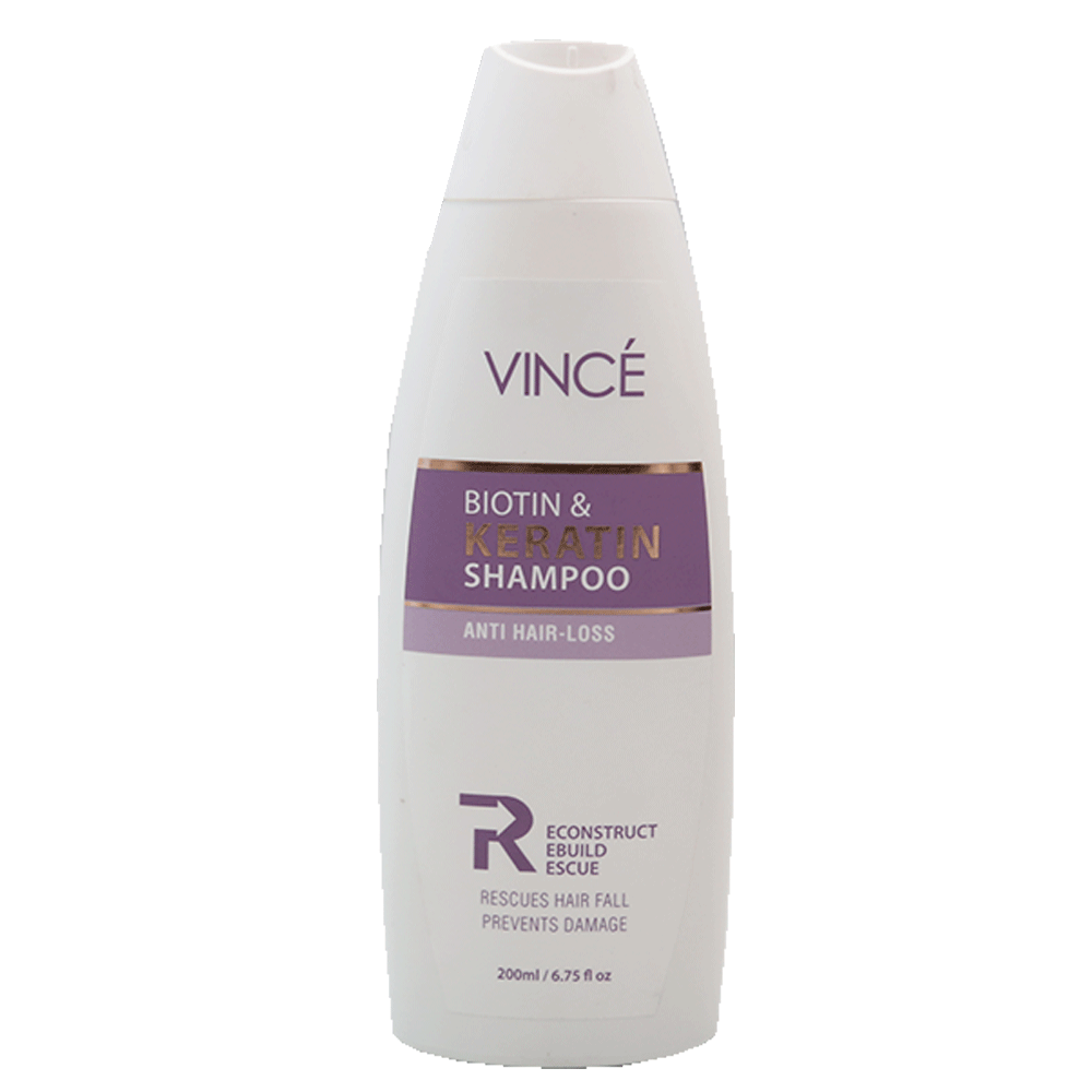 VINCE BIOTIN & KERATIN SHAMPOO ANTI HAIR-LOSS 200ML