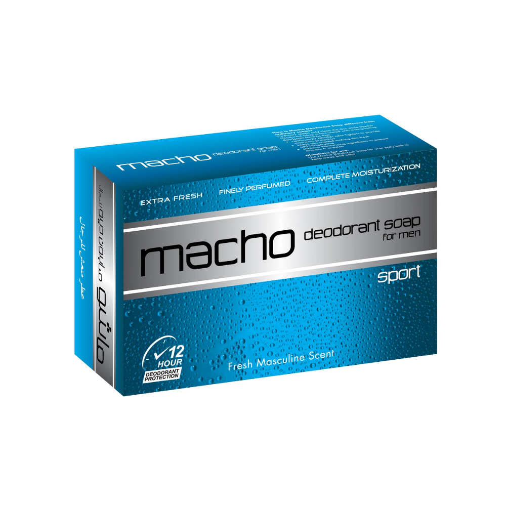 MACHO DEODORANT SOAP FOR MEN SPORT 110GM