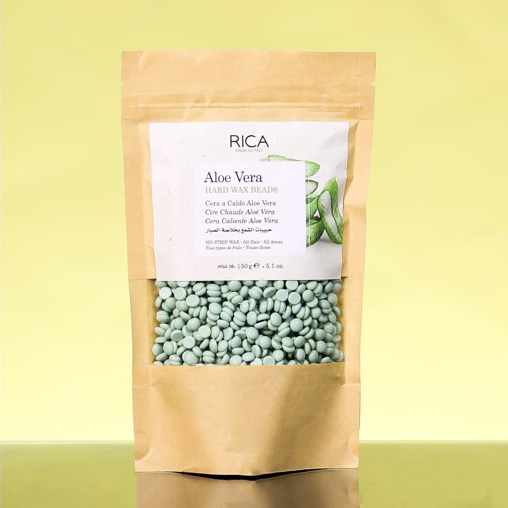 RICA HARD WAX BEADS ALOE VERA 150 GM