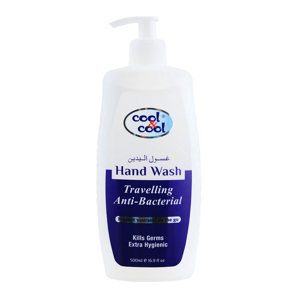 COOL & COOL HAND WASH ANTI BACTERIAL TRAVELLING 500ML