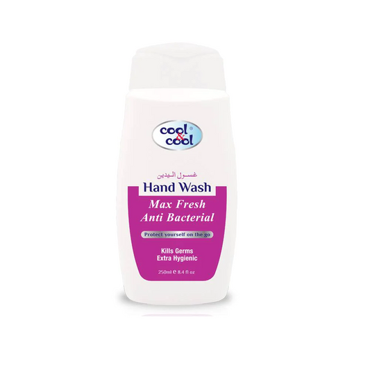 COOL & COOL HAND WASH ANTI BACTERIAL MAX FRESH 250ML