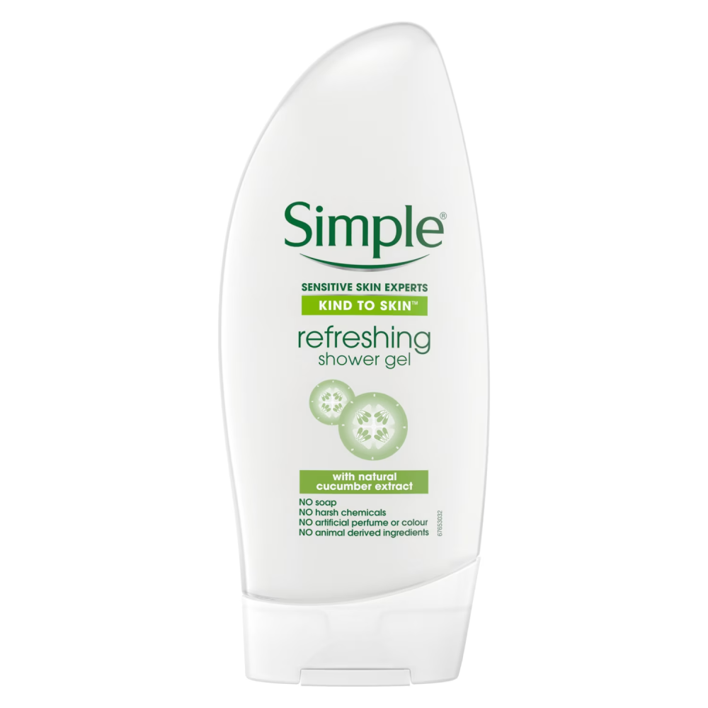 SIMPLE REFRESHING SHOWER GEL 250ML