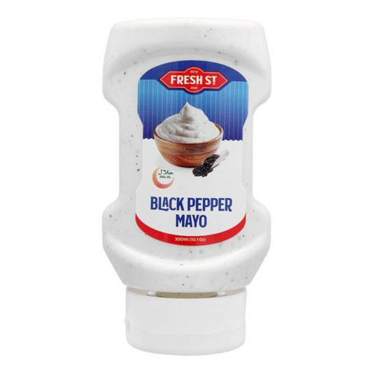 FRESH ST BLACK PEPPER MAYONNAISE 300ML