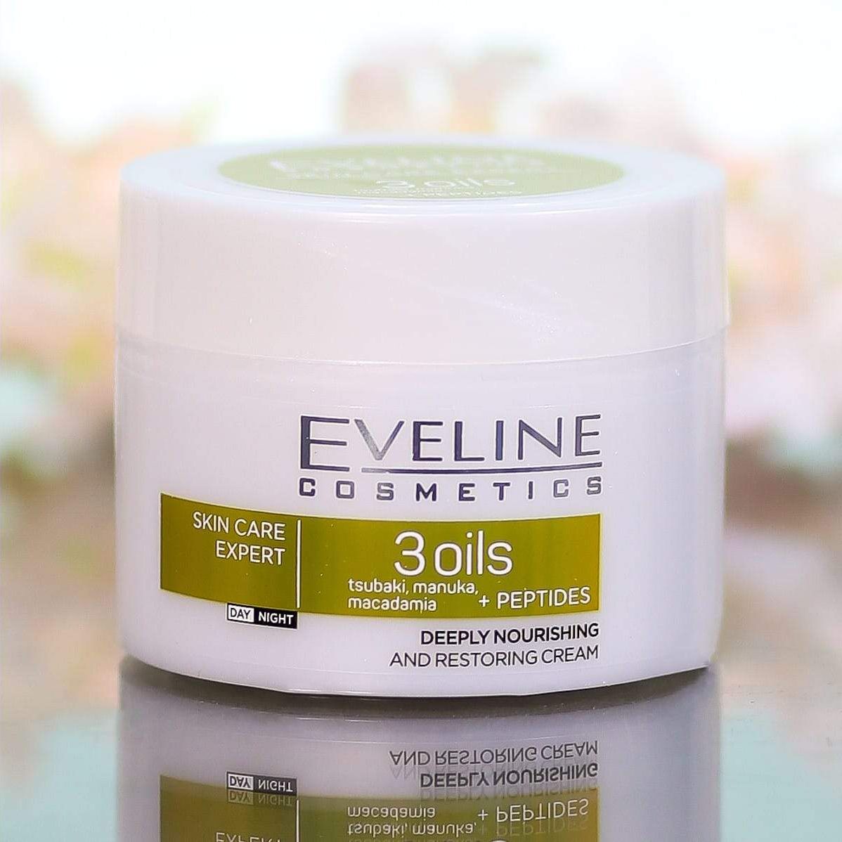 EVELINE SKIN CARE EXPERT 3 OILS DAY & NIGHT CREAM 50ML