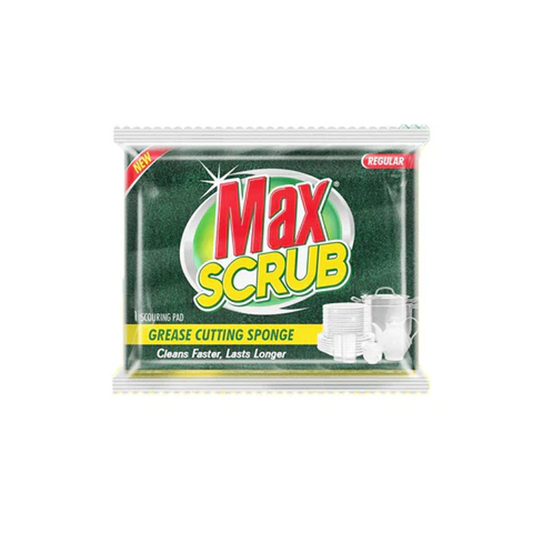 MAX GREASING CUTTING LARGE SPONGE WITH SCRUB