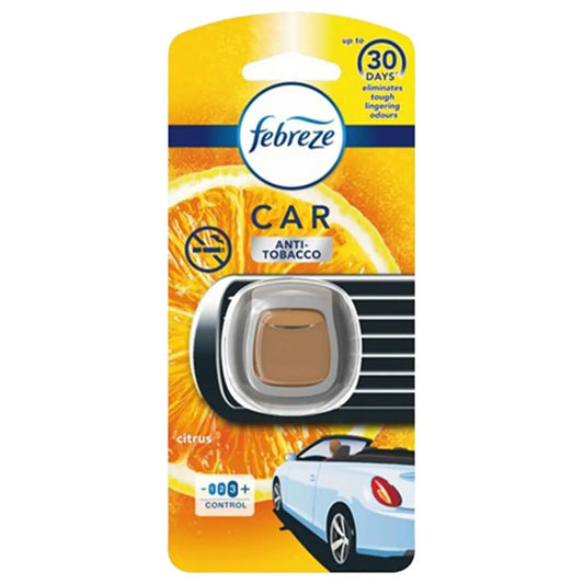 FEBREZE CAR AIR FRESHNER ANTI TOBACCO CITRUS 2 ML