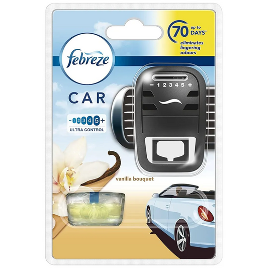 FEBREZE CAR AIR FRESHNER VANILLA BOUQUET ULTR CONTROL 7 ML