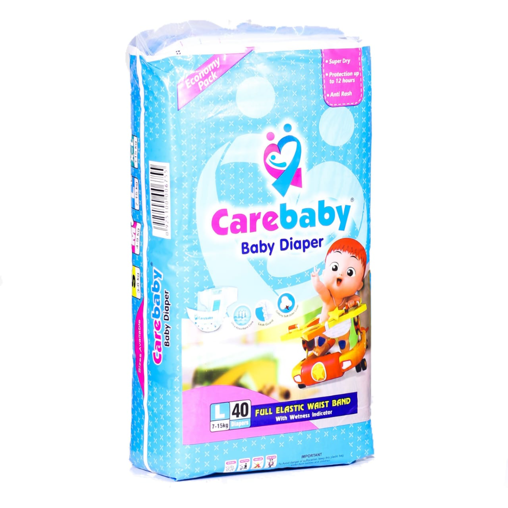 CARE BABY DIAPER ECONOMY LARGE 40S