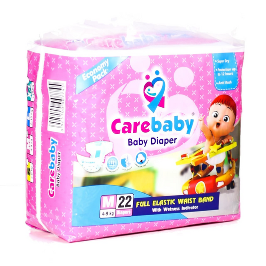 CARE BABY DIAPER SUPER ECONOMY MEDIUM 22S