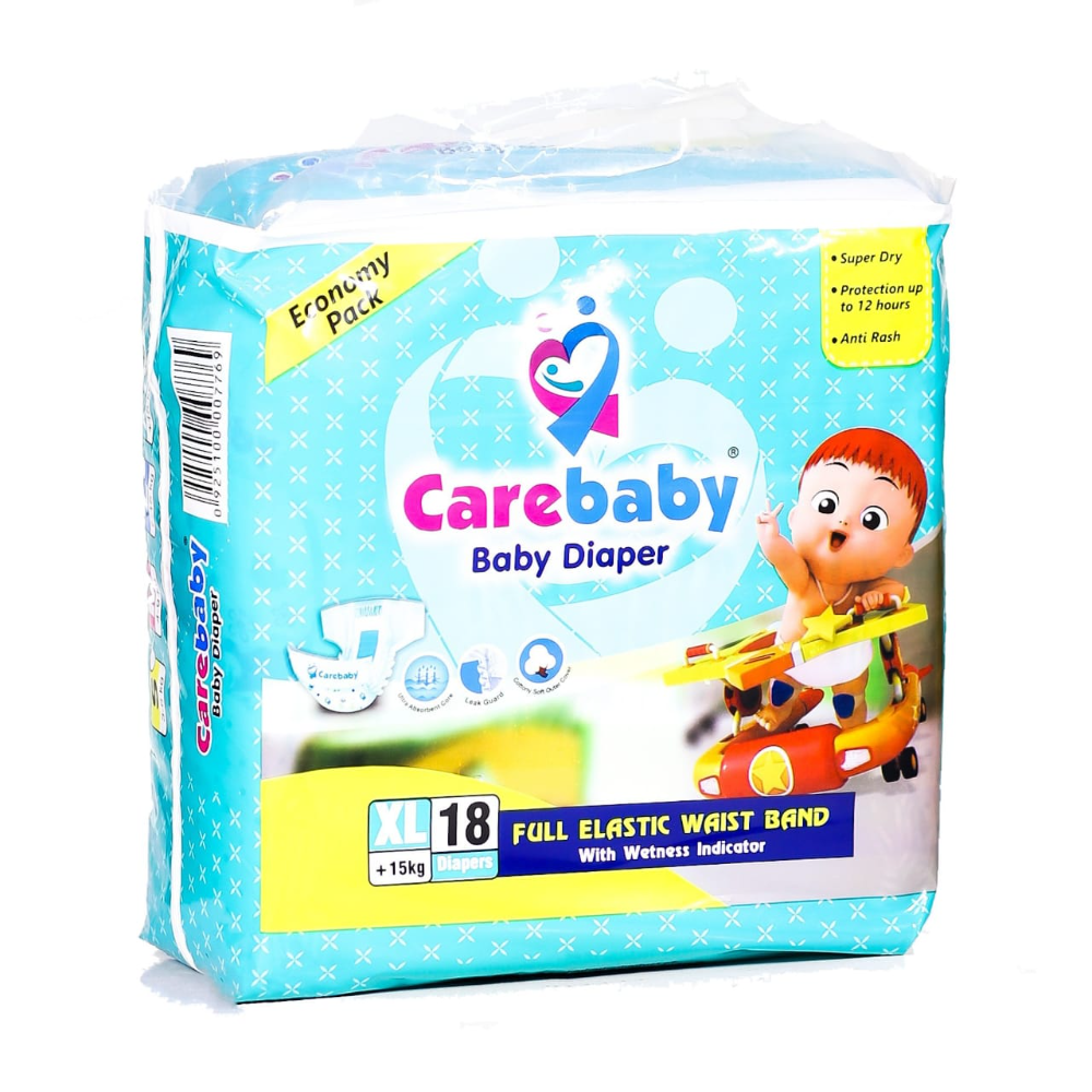 CARE BABY DIAPER SUPER ECONOMY EXTRA LARGE 18S