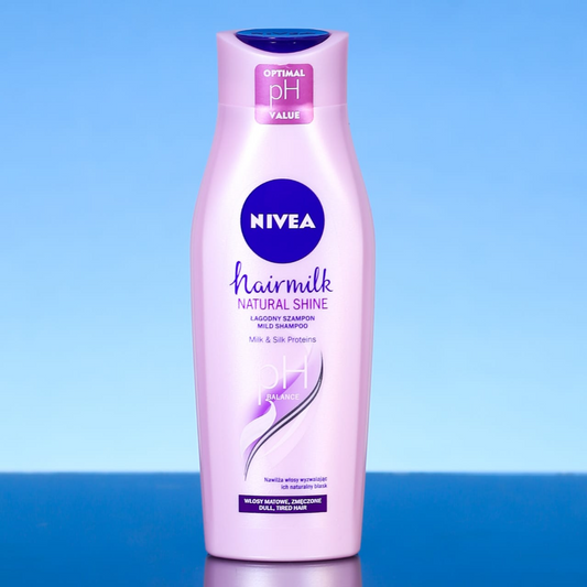 NIVEA HAIR MILK SHAMPOO NATURAL SHINE DULL TIRED HAIR 400 ML