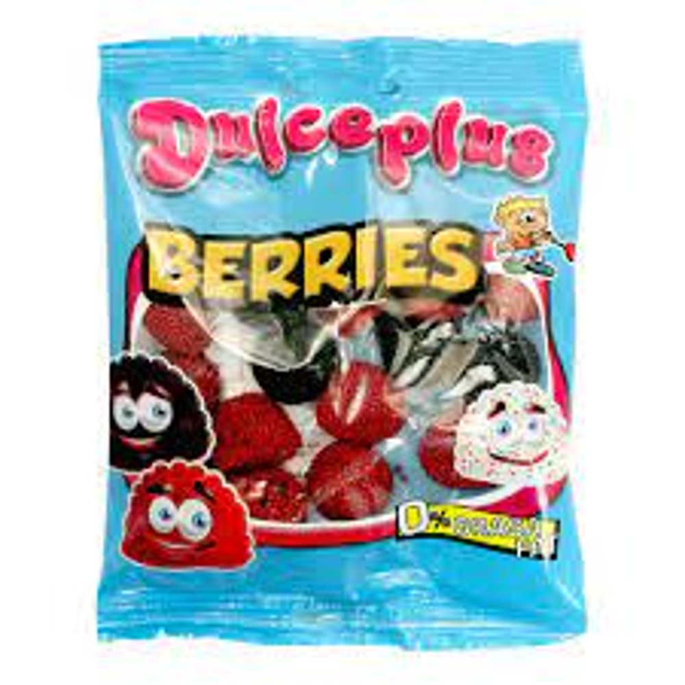 DULCEPLUS JELLY BERRIES GLUTEN FREE 100 GM