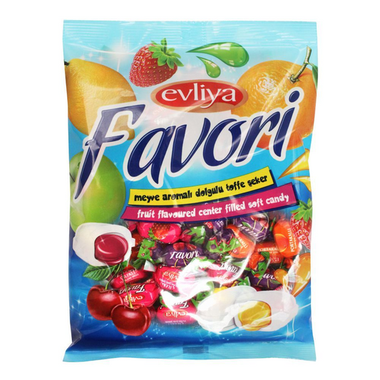 EVLIYA ASSORTMENT HARD AND SOFT CANDY POUCH 90GM