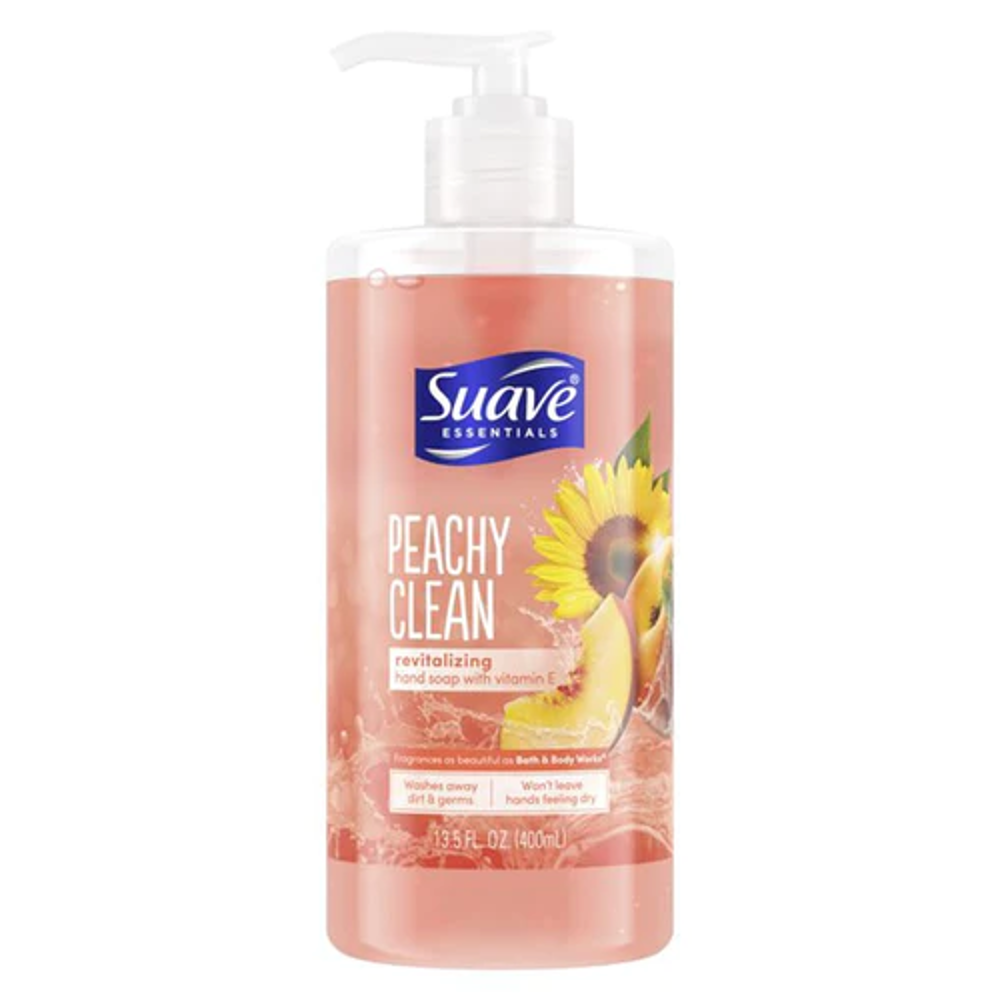 SUAVE HAND WASH PEACHY CLEAN REVITALIZING 400 ML