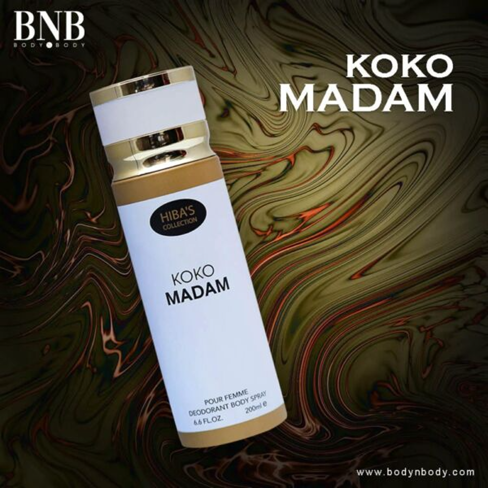 HIBAS COLLECTION DEODORANT KOKO MADAM  200 ML