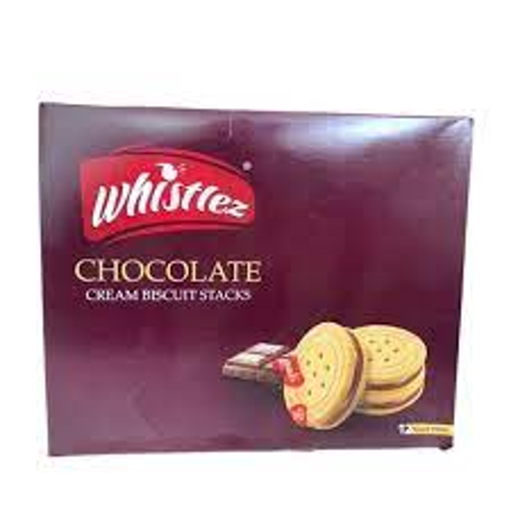 WHISTLEZ CHOCOLATE CREAM BISCUIT SNACK PACK 20GM