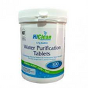 HICLEAN CHLORINE DISINFECTANT WATER PURIFICATION TABLET 100P