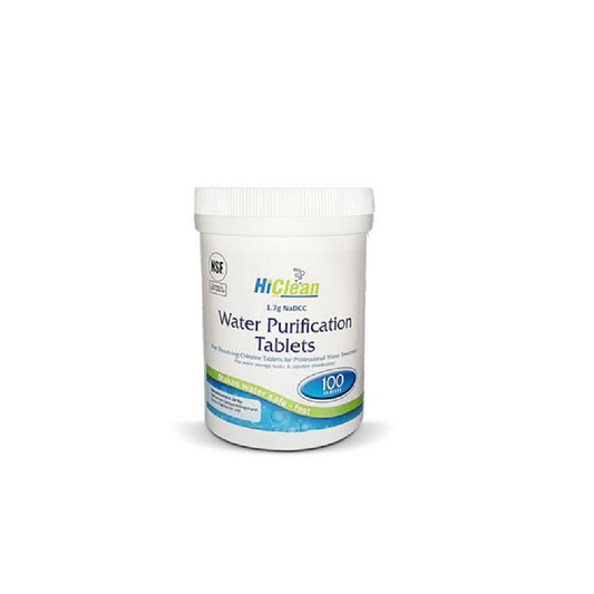 HICLEAN CHLORINE DISINFECTANT WATER PURIFICATION TABLET 100P