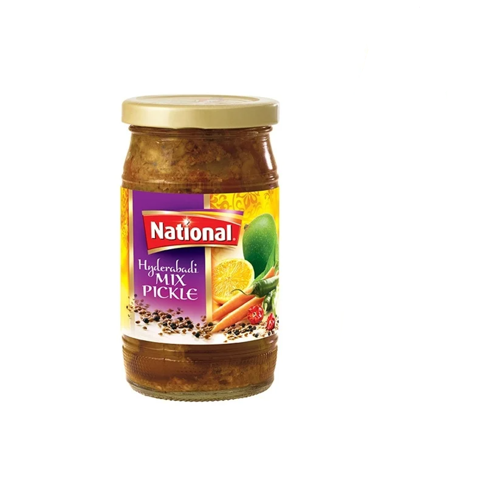 NATIONAL MIX PICKLE HYDERABADI IN OIL 370 GM