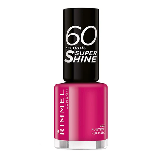 RIMMEL 60 SECONDS SUPER SHINE 323 FUNTIME FUCHSIA