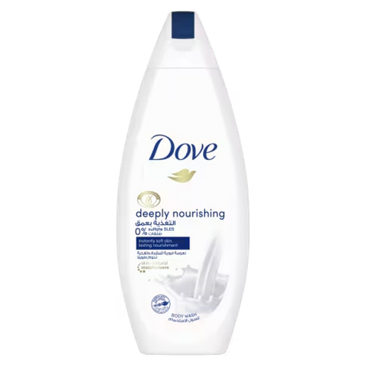 DOVE SHOWER GEL RESTORING CARE & MOISTURIESES VERY DRY SKIN