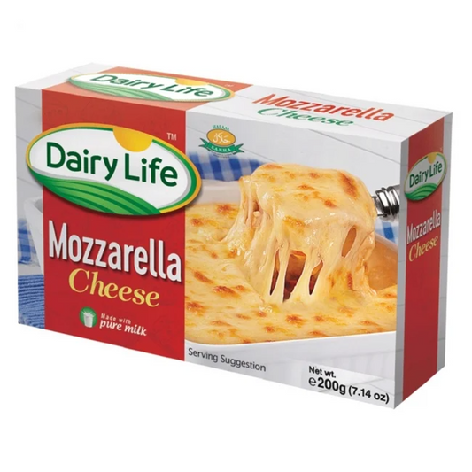 DAIRY LIFE MOZZARELLA CHEESE BLOCK 200GM