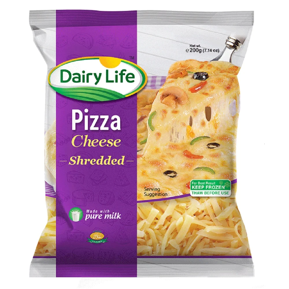 DAIRY LIFE PIZZA CHEESE SHREDDED 200GM