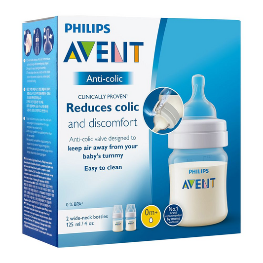 PHILIPS AVENT FEEDING BOTTLE SET 2 PC 125 ML SCF810/27