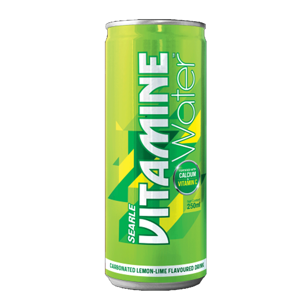 SEARLE VITAMINE WATER LEMON LIME CAN 250 ML