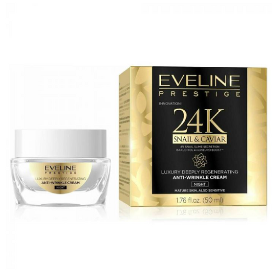 EVELINE PRESTIGE 24K SNAIL & CAVIAR NIGHT CREAM 50 ML