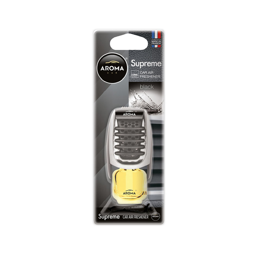 AROMA CAR AIR FRESHENER SUPREME BLACK 7ML